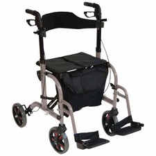 Grey Deluxe Aluminium Rollator