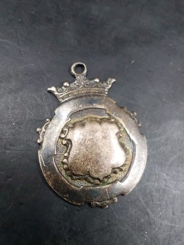 1925 silver watch fob cricket - 1925,