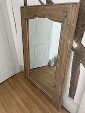 Giant Saxon & Mills Wooden Mirror