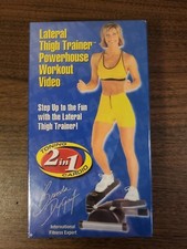 Lateral Thigh Trainer Powerhouse Workout Video VHS Toning 2 in 1 Cardio DyGraf