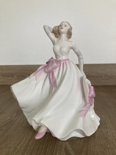 Coalport “Young Love” Ladies Of Fashion Figurine. Hand Decorated
