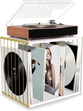 Metal & Wooden Vinyl Record