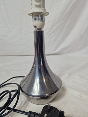 Chrome touch table lamp - chrome,