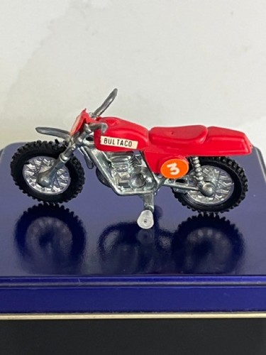 Bultaco red cross dirt bike