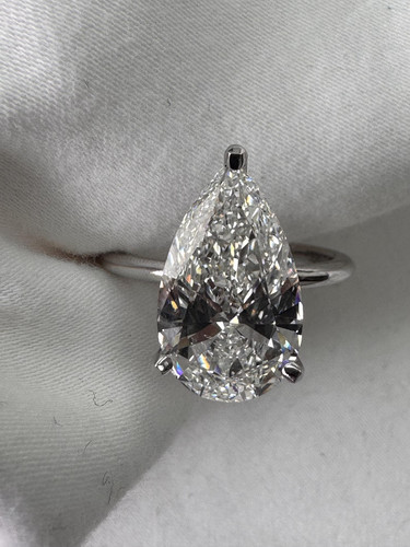 14k white gold 9ct - white, pear