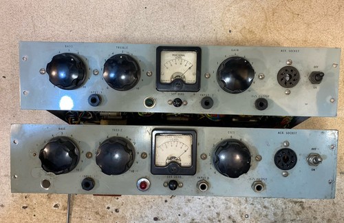 Vintage preamp pair valve - vintage,, preamp,pair