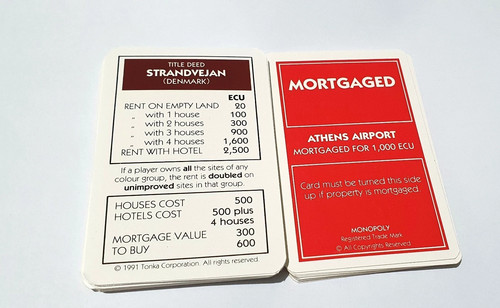 Full set monopoly deed - full,