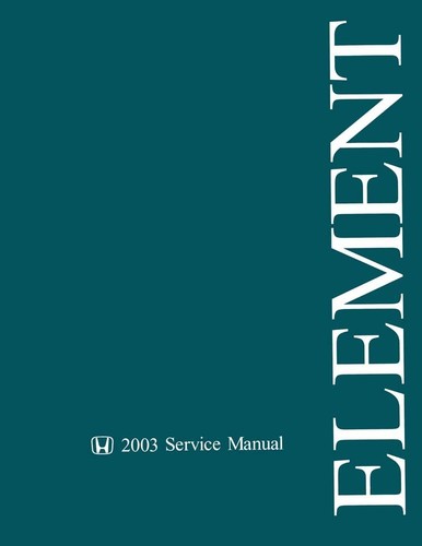 2003 honda element - honda, factory
