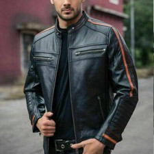 Men's Black Lambskin Jacket