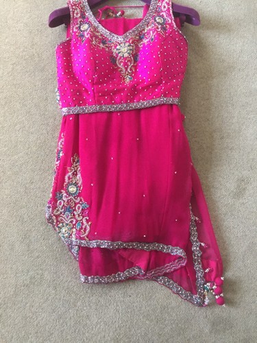 Womens cerise colour saree - womens,