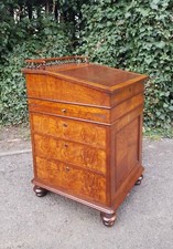 VICTORIAN OAK DAVENPORT