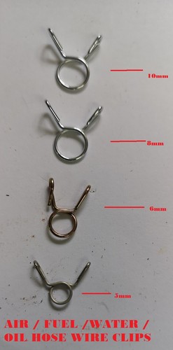 Fuel line hose spring wire - spring,