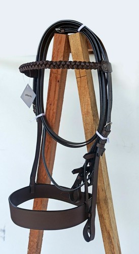 Real leather brown plated - brown,