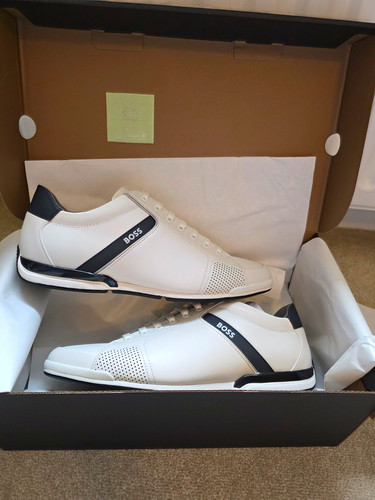 Boss men white black - men’s, white/black