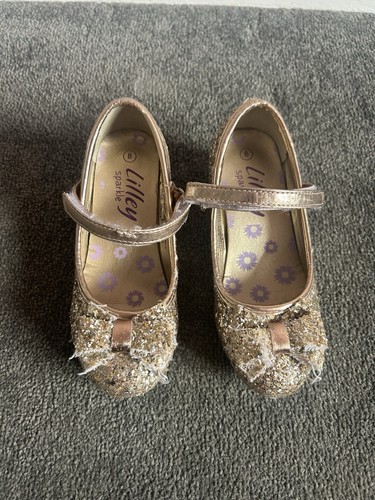 Gold glitter shoes size - shoes,