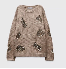 Zara Mink Knit Sweater Jumper