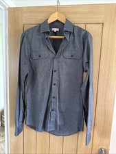 Reiss Grey Long Sleeve Button
