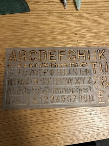 Plastic alphabet tracing - 2,