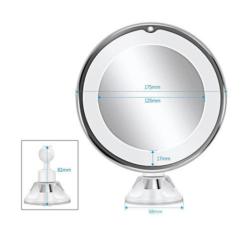 Fogless makeup mirror - mirror, with