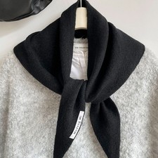 Wool Knitted Triangular Scarf Warm Warm Shawl New Triangle Knit Scarves Winter A