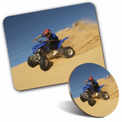 Mouse mat coaster set - -, quad