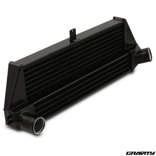 Black aluminium front mount - black,