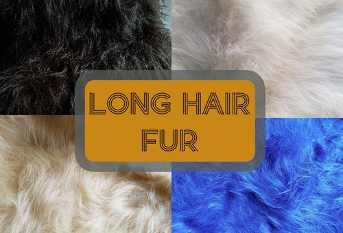 Long pile faux - pile,