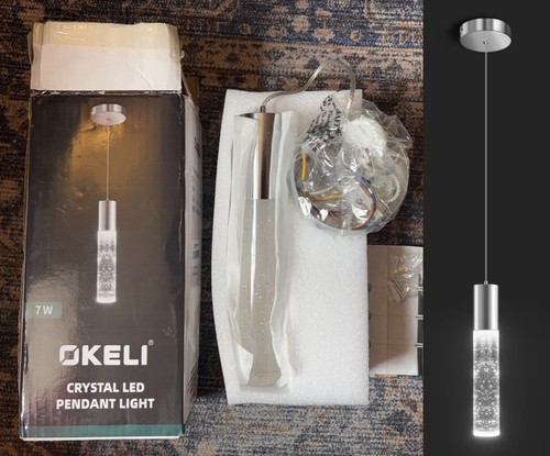 Okeli crystal bubble pendant - bubble,
