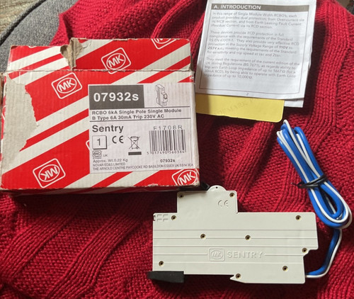Sentry 07932s rcbo - 07932s, 6a