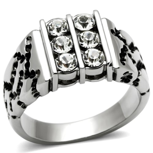 Mens silver ring - mens,