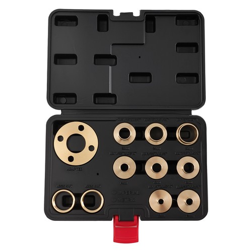 8pc brass router guide set - brass,