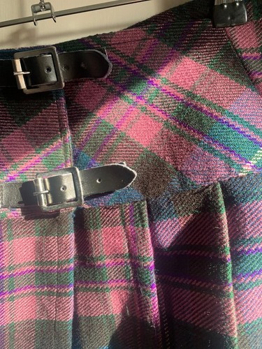 Tartan kilt mini skirt size - tartan, l
