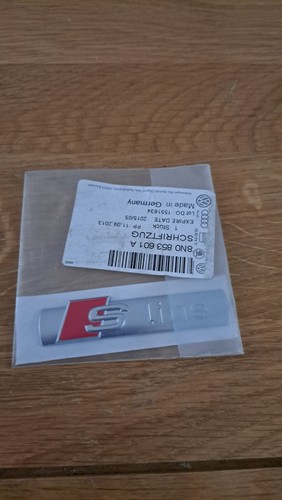 Genuine new line audi - genuine,