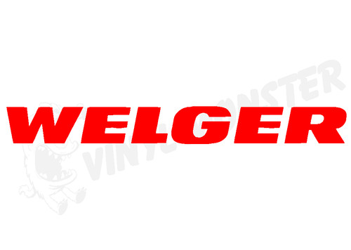 Welger sticker plant tractor - welger,
