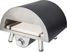 Black silver pizza oven gas - black,