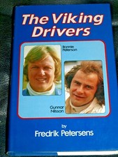 BOOK VIKING DRIVERS RONNIE PETERSON GUNNAR NILSSON LOTUS 78 79 77 72 76 MARCH