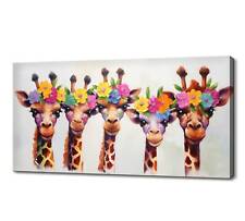 Funky Giraffes Animals Wall