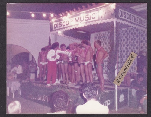Retro vintage colour photo - vintage, men