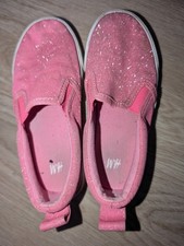 H&M Pink Glittery Slip-On