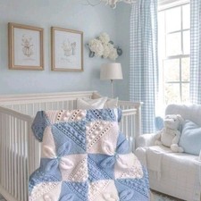 Babies Bobble Blanket Handmade