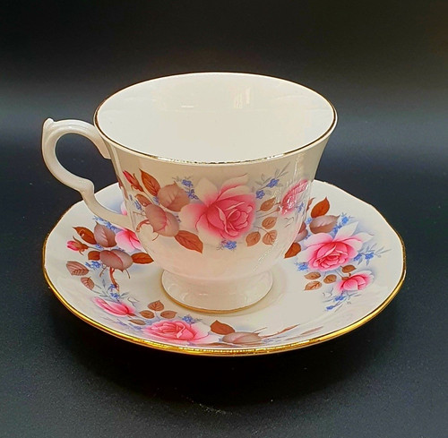 Queen anne bone china floral - queen,