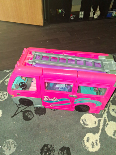 Barbie dream pink camper - barbie,