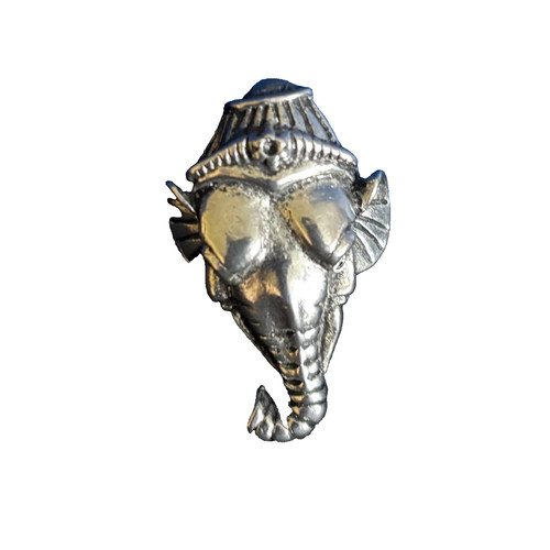 Vintage chunky elephant head - vintage,