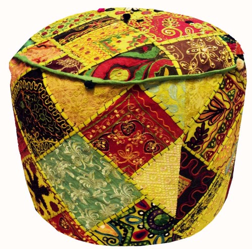 Banjara ottoman stool - 24",