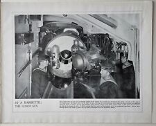 1915 WW1 PRINT & TEXT BARBETTE 12 INCH GUN INTERIOR LOADING TRAY BREECH BLOCK 