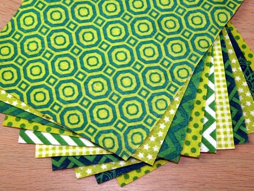 Patterned hard craft felt - hard,