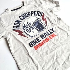 Gymboree Boys sz 7 Bike Brigade Iron Choppers Bike Rally Tee NWT