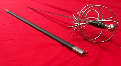 Medieval swept hilt rapier - medieval,