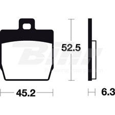Rear Brake Pad Yamaha Aerox