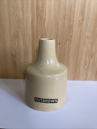 Vintage nut brown pie funnel - vintage,